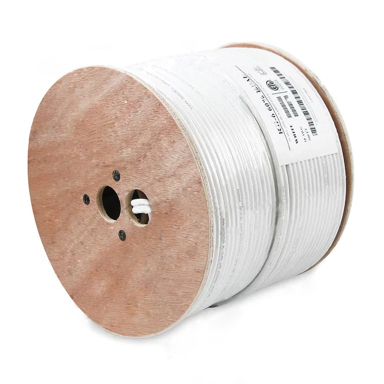 RG6/U 60% Dual Siamese Bare Copper Coax Cable RG6/U 60% Dual Siamese Bare Copper Coax Cable